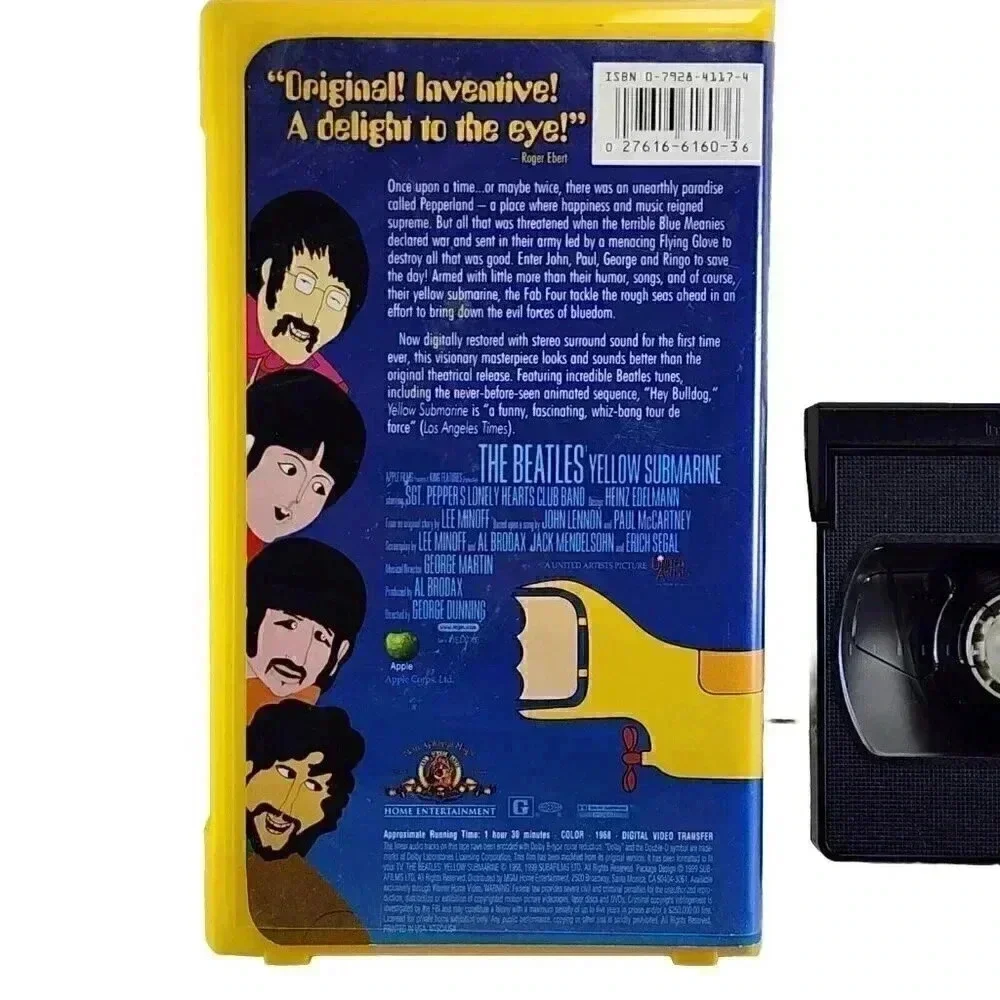 The Beatles Yellow Submarine VHS 1999